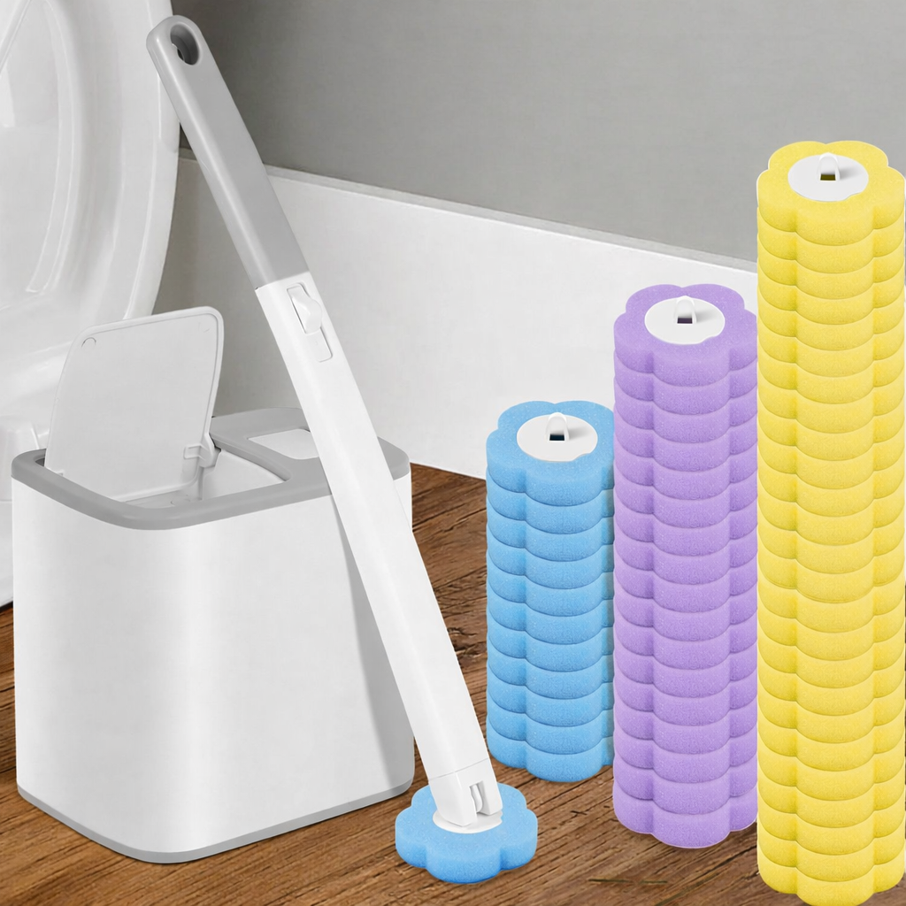 Toilet Brush With Disposable Replacement Head