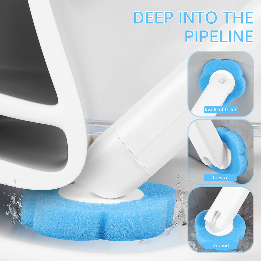 Toilet Brush With Disposable Replacement Head