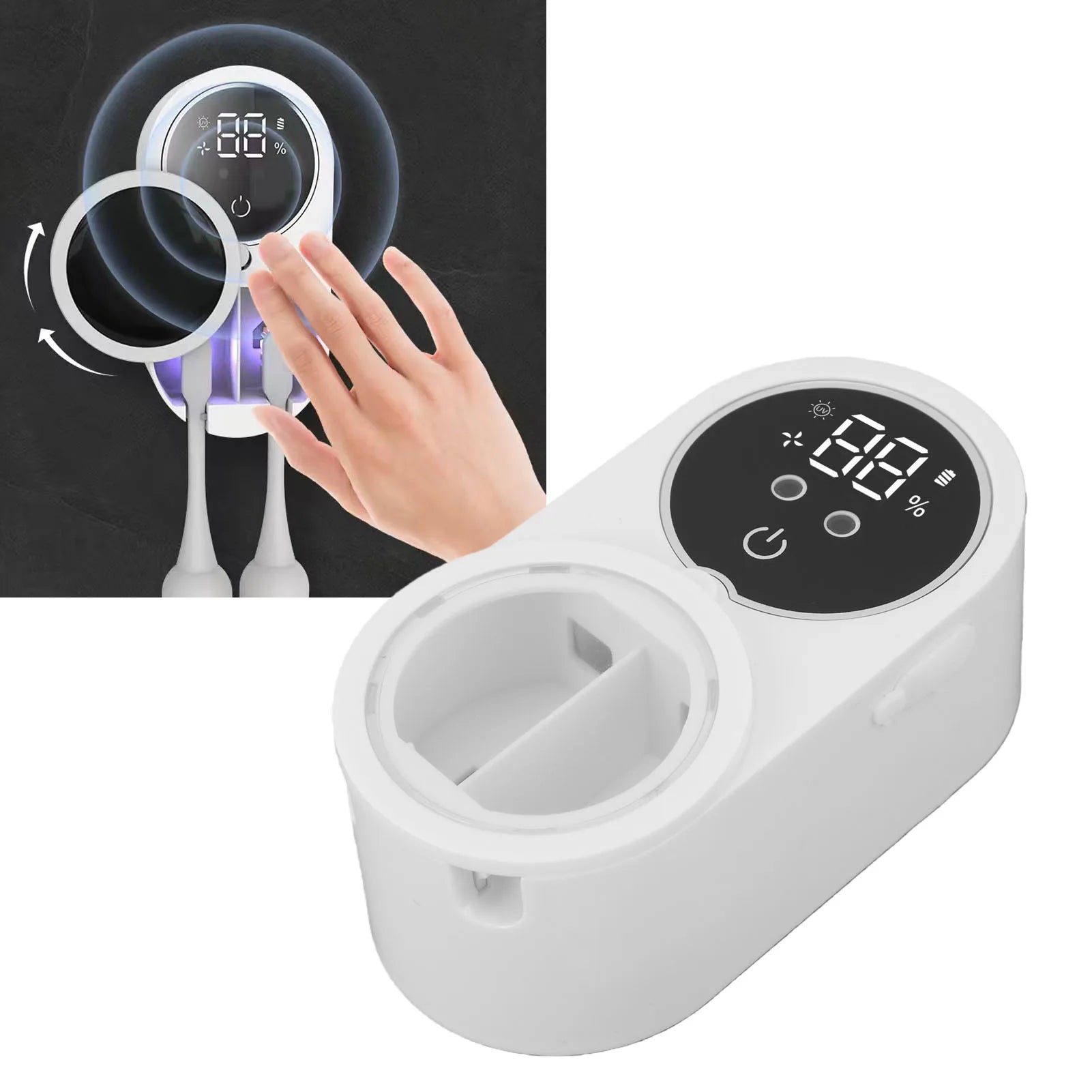 Disinfecting Toothbrush Holder